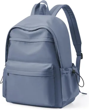 Dark Blue Backpack for School Women Girls, Waterproof Bookbag Cute High School Backpackss for Men Teen Boys, Lightweight Travel College Backpack Mochilas Escolares para Casual Daypack Rucksack