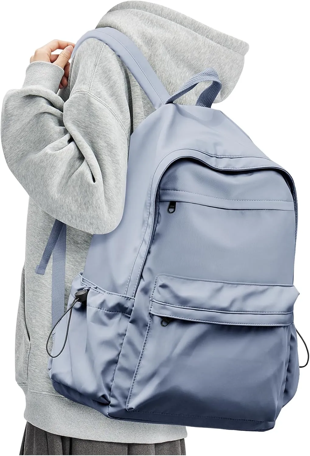 Dark Blue Backpack for School Women Girls, Waterproof Bookbag Cute High School Backpackss for Men Teen Boys, Lightweight Travel College Backpack Mochilas Escolares para Casual Daypack Rucksack