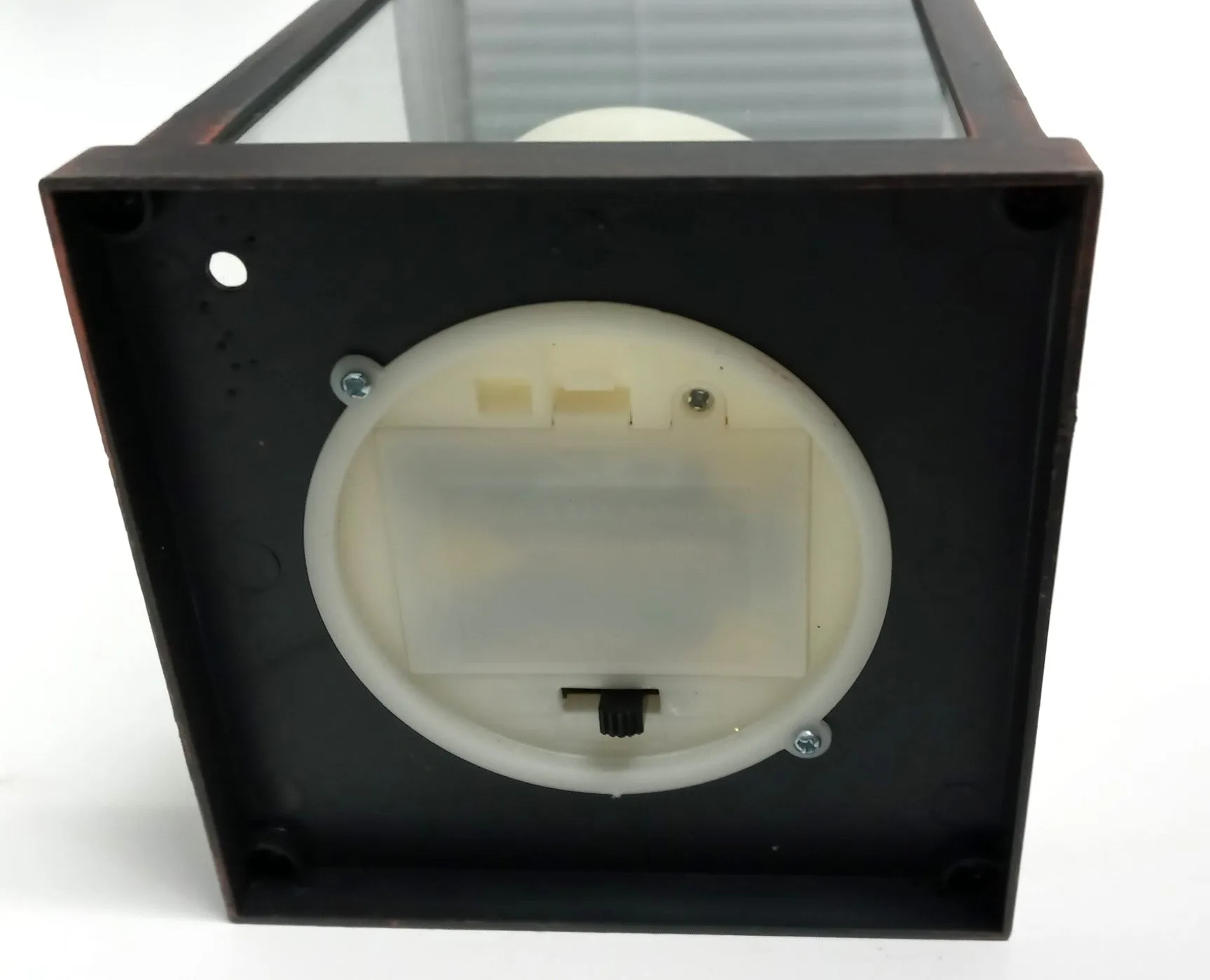 Decorative Brown Lantern 37892 With Battery Operated Candle 9-1/2" 2pcs