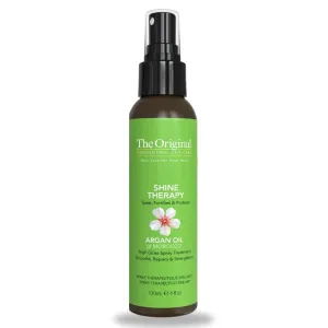 DermOrganic Shine Spray Therapy with Argan Oil – Smooths, Repairs, & Strengthens Hair, 4 fl.oz