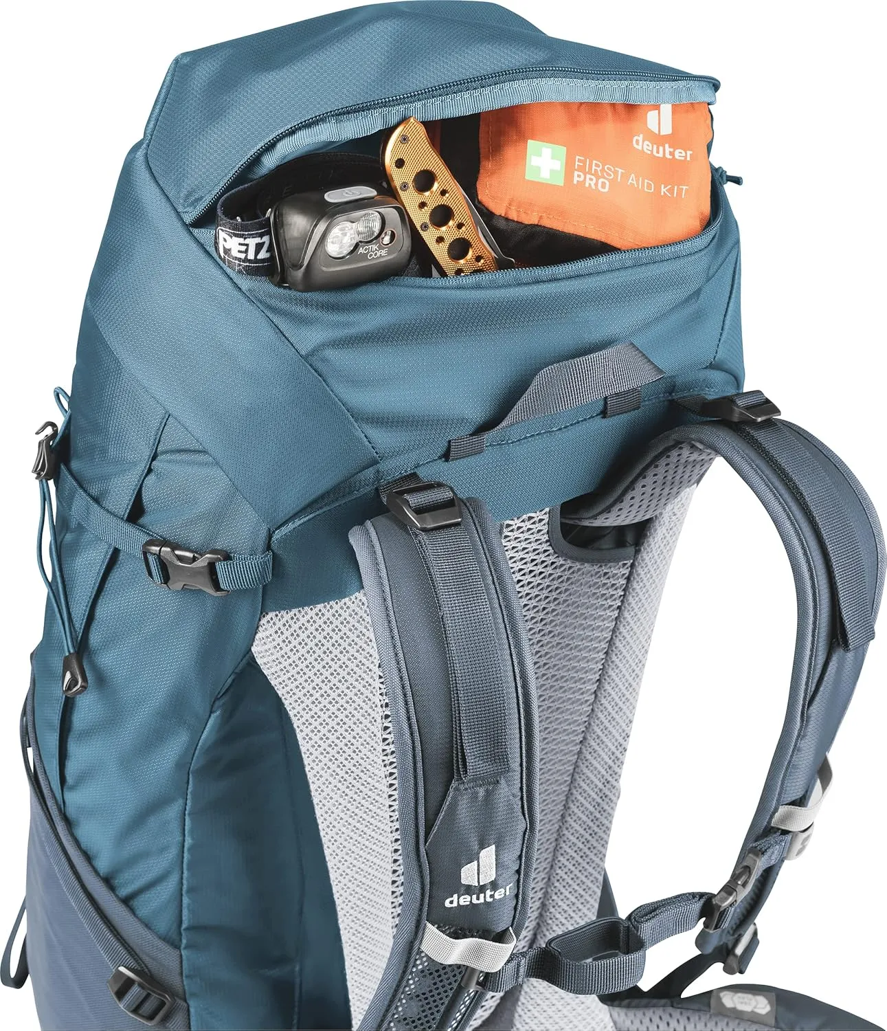 Deuter Futura Pro 40 D3401321-1374 Men's Mountaineering Backpack, Atlantic x Ink, 2021 Model