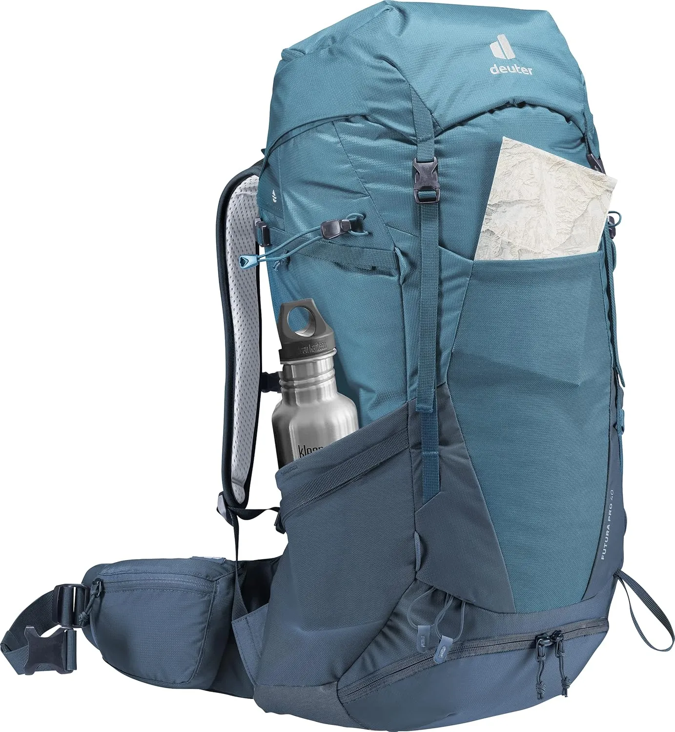 Deuter Futura Pro 40 D3401321-1374 Men's Mountaineering Backpack, Atlantic x Ink, 2021 Model