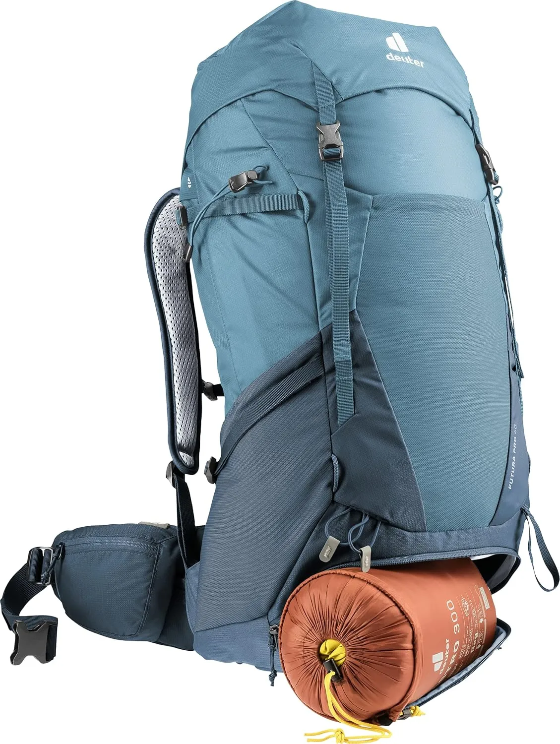 Deuter Futura Pro 40 D3401321-1374 Men's Mountaineering Backpack, Atlantic x Ink, 2021 Model