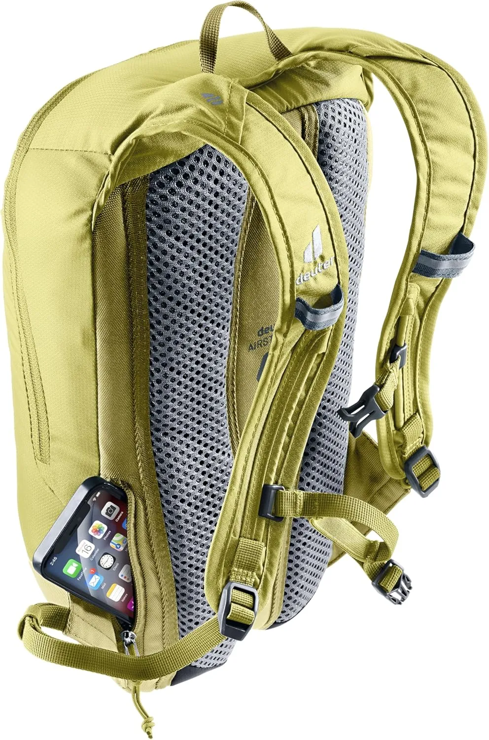 Deuter Unisex Junior Bike Backpack, Sprout-Linden, 8 Liter