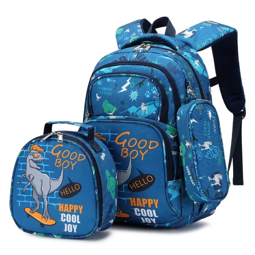Dinosaur Ergonomic School Bag
