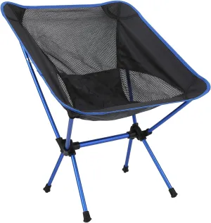 Dpofirs Portable Camping Stool, Compact Outdoor Chair with Storage Bag, Small Foldable Lightweight Backpack Chair, for Picnics Fishing Beach Camping Hiking