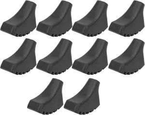 Durable PVC Walking Stick Pads Reliable Grip, Lightweight, Compatible with Hiking Poles Set of 10, Ideal for Outdoor Hiking and Trekking Enthusiasts