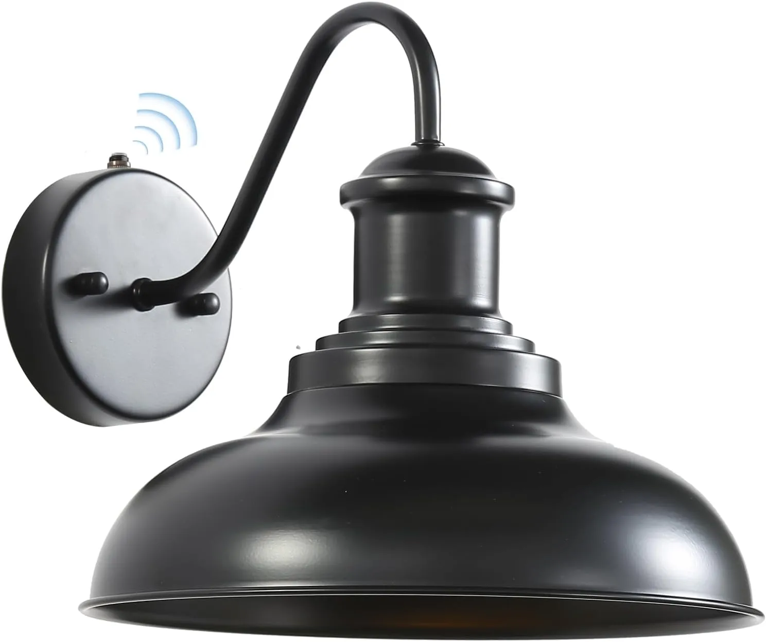 Dusk to Dawn Outdoor Wall Lights, Black Sensor Porch Lights,Exterior Lighting Fixtures Wall Mount Lantern for Patio, Garage, Shed, Deck, Fence, Barn and Yard