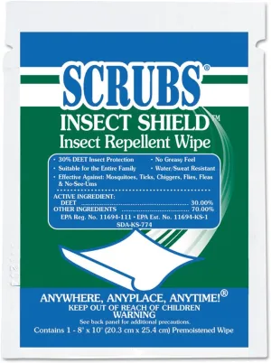 DYMON-91401-INSECT SHEILD INSECT REPELLANT TOWEL 1/PACKAGE