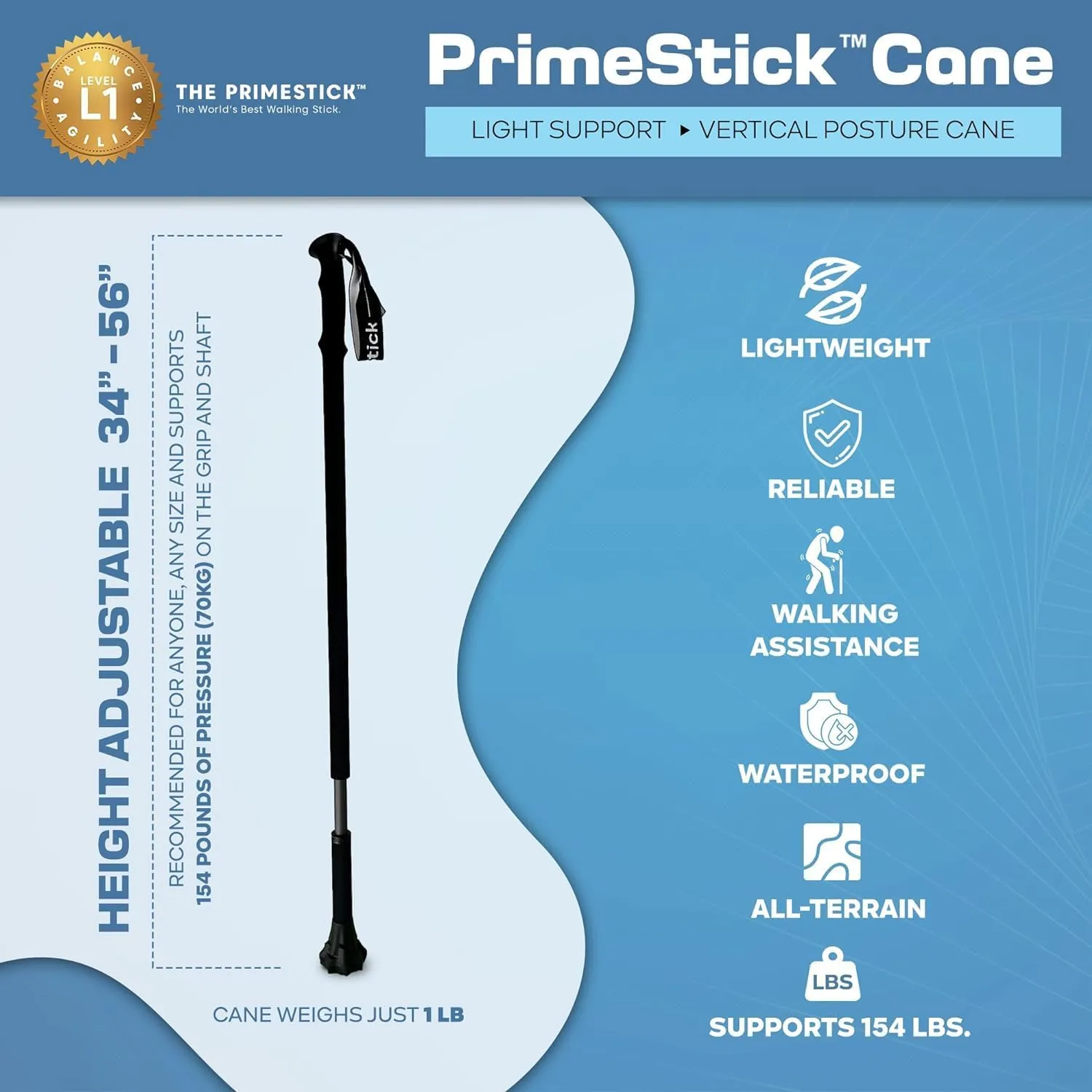 Dynamo PrimeStick Walking Stick