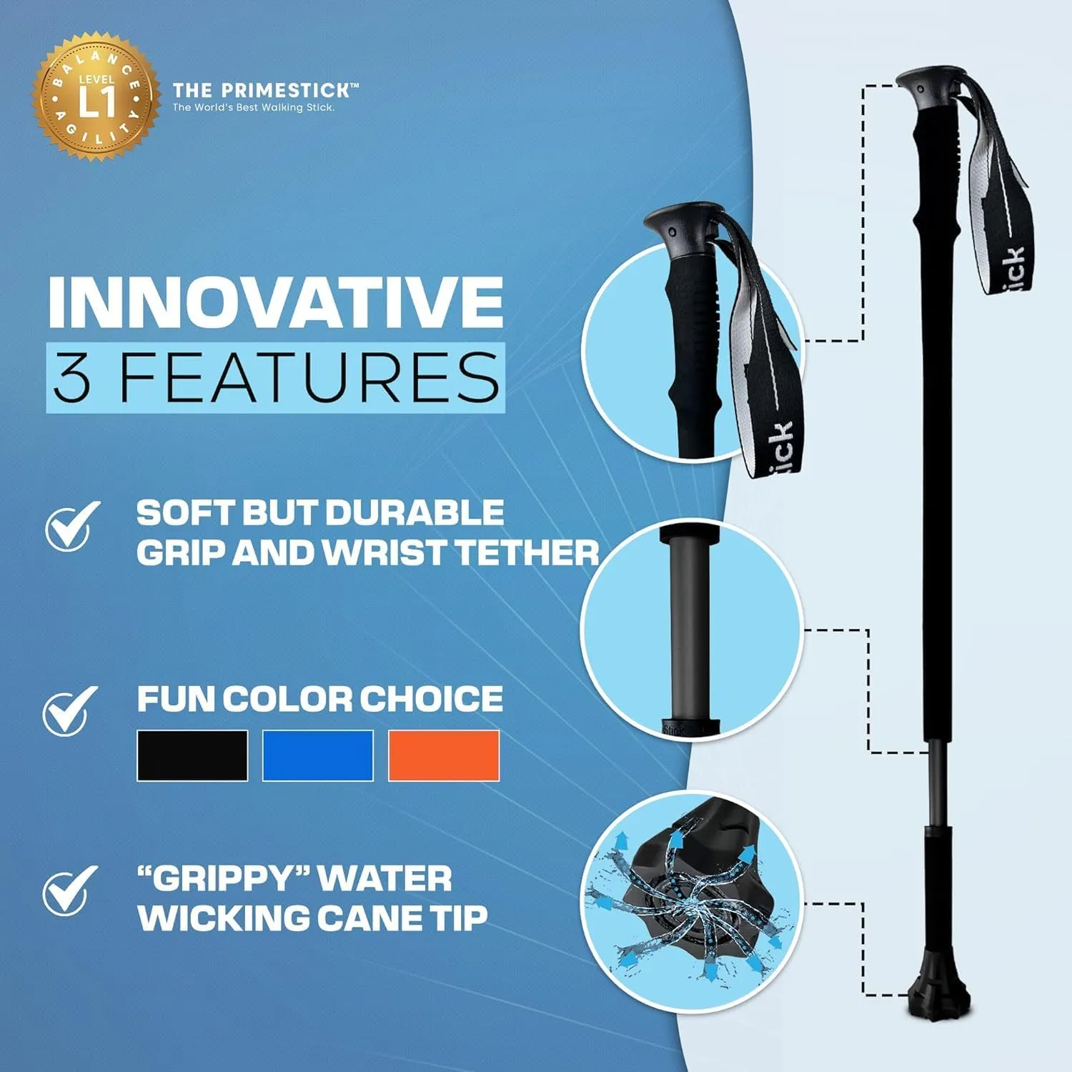 Dynamo PrimeStick Walking Stick