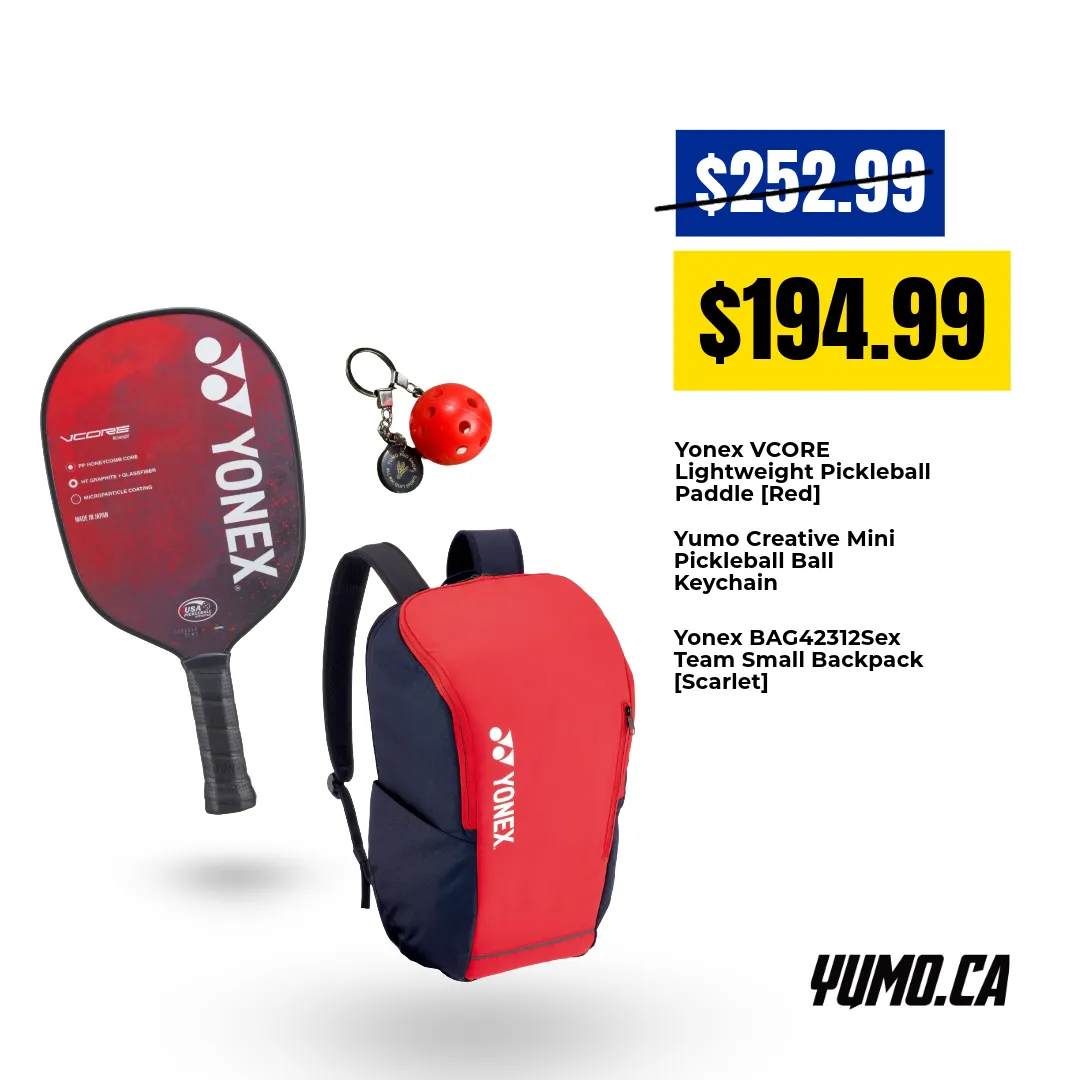 Easy-to-install VCORE Paddle   Light-Weight Bundle Yonex IoT-powered Backpack Pickleball