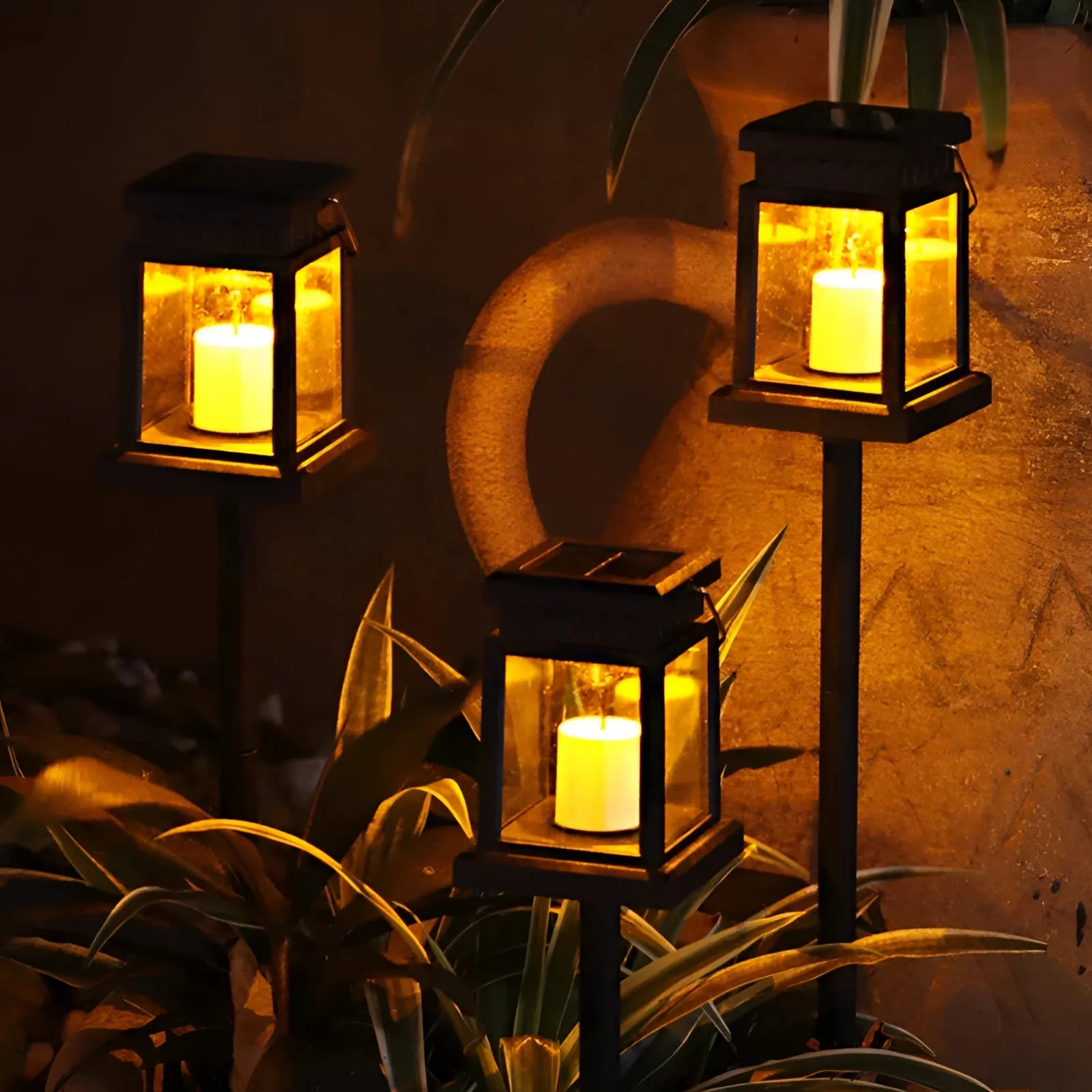 Eco-Friendly Outdoor LED Lanterns - Weather-Resistant & Decorative