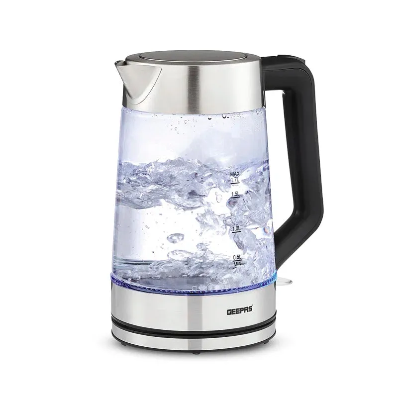 Electric Glass Kettle – Fast Boil 3000W Power