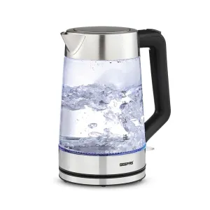 Electric Glass Kettle – Fast Boil 3000W Power