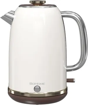 Electric Kettle, 1.8L/1200W, Stainless Steel, Keep Warm Function, Auto Shutoff, BPA-Free, Hot Water Kettle for Coffee & Tea, No Plastic Contact with Water