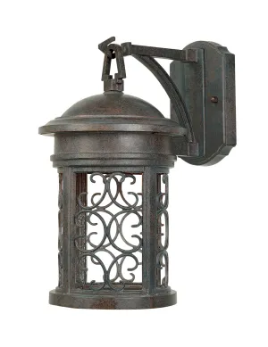 Ellington One Light Wall Lantern in Mediterranean Patina