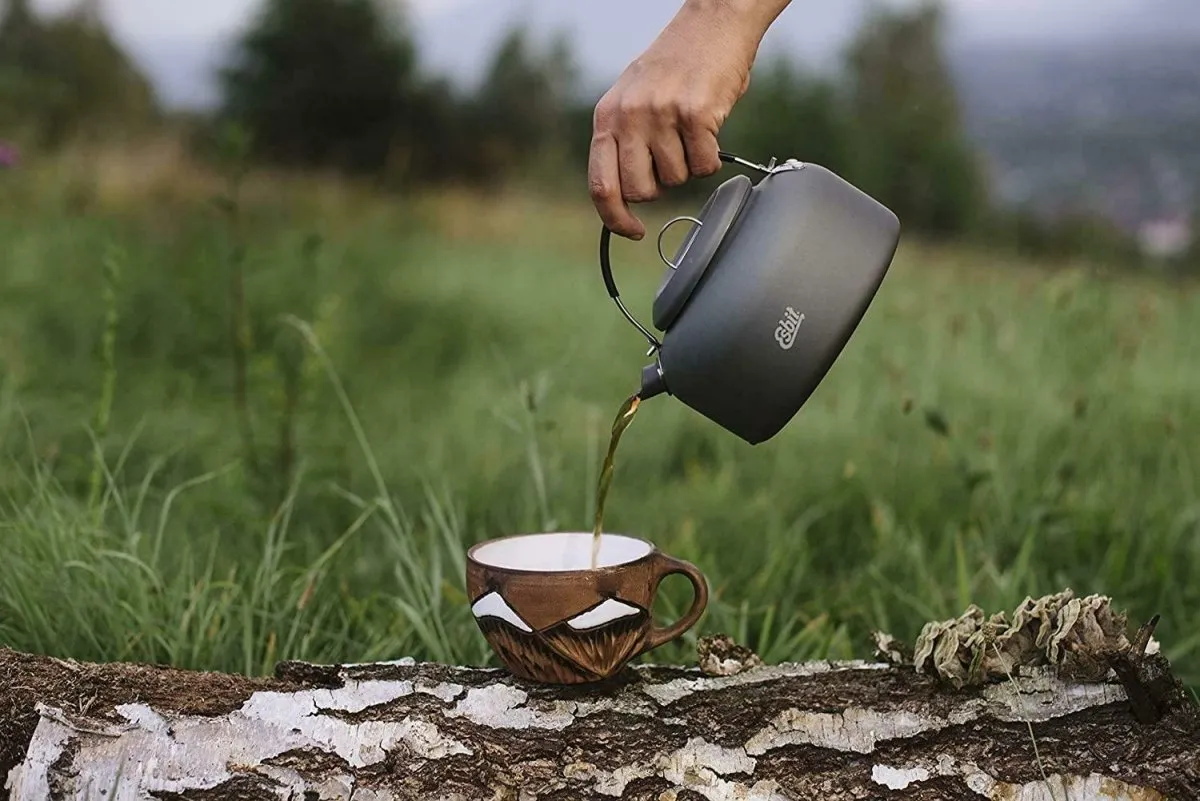 ESBIT water Kettle Lightweight Hiking Survival Camp Pot Bushcraft Ultralight