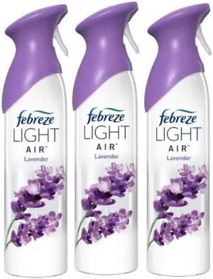 F.e.b.r.e.z.e Air Freshener Spray,Odor Eliminator, 3 Count, 8.8 Ounce (Pack of 3) (Lavender)