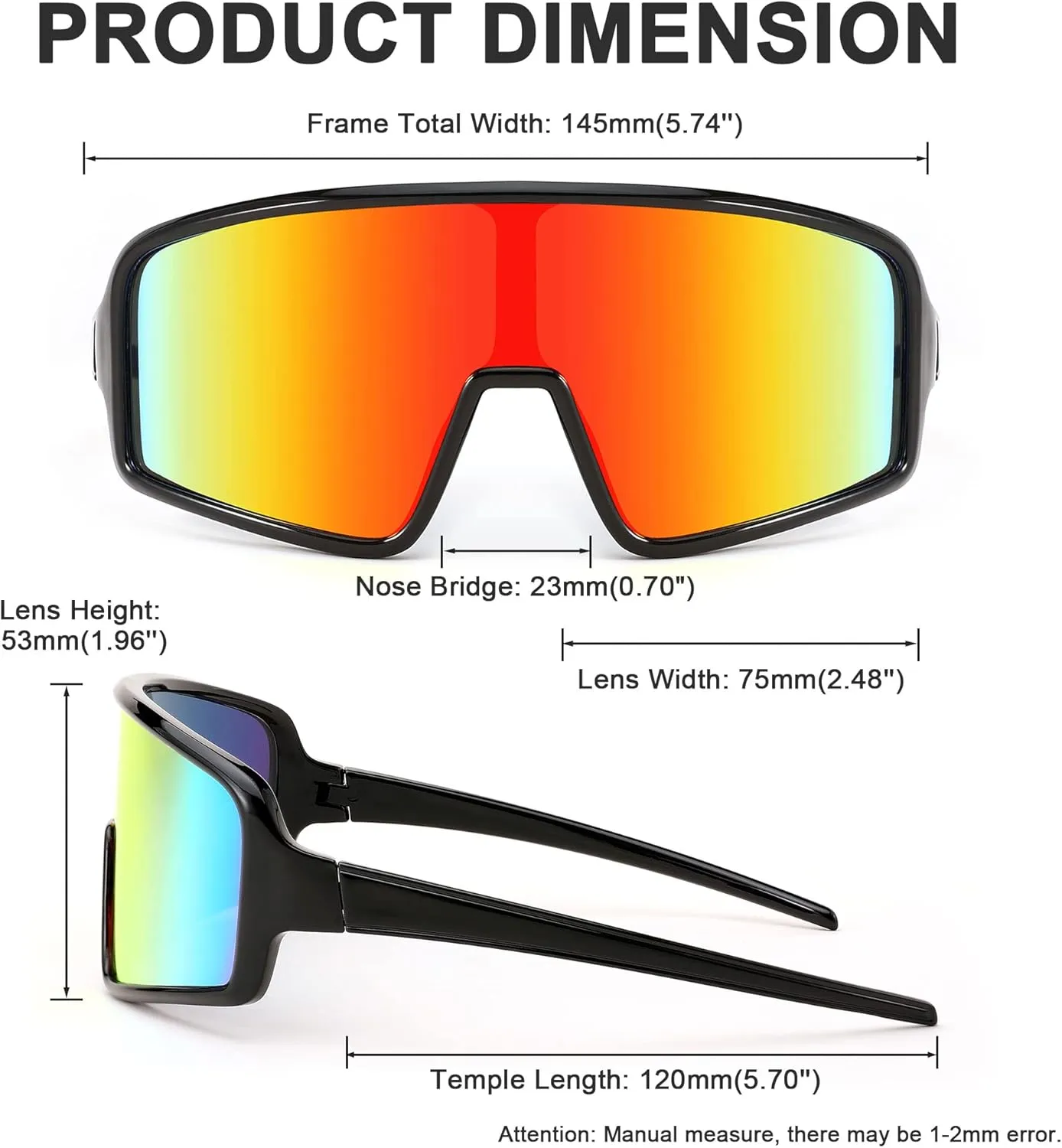 FEISEDY Men Women Sports Sunglasses Baseball Sun Glasses Cycling Fishing Running Trekking 80s 90s Youth Visor UV400 B2962