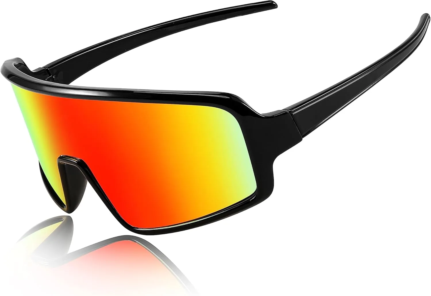 FEISEDY Men Women Sports Sunglasses Baseball Sun Glasses Cycling Fishing Running Trekking 80s 90s Youth Visor UV400 B2962