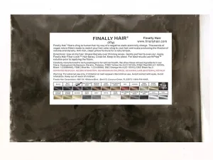 Finally Hair Fibers Refill Bag - 56 Grams of Premium Hair Loss Concealer in a Refill Bag (Dark Brown) WE HAVE 2 DARK BROWN SHADES - SEE PICTURES