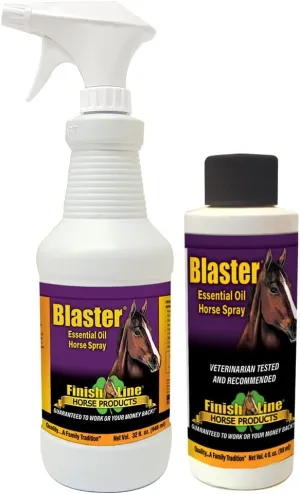 Finish Line Horse Products Blaster Combo (4-Ounce With Spray Bottle)