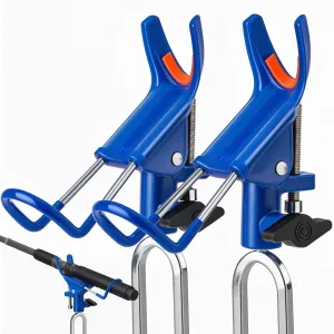Fishing Rod Holder for Ground, Pole Holders for Bank Fishing, Upgraded Fishing Gear, 360 Degree Adjustable，Folding Catfishing Equipment, Portable & Rust-Proof Pole Stand-2 Pack