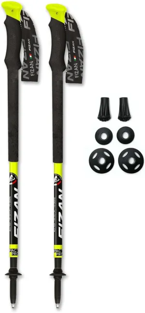 Fizan Compact Pro - 6.1 oz Ultralight Adjustable Trekking Poles for Trail Running and Hiking