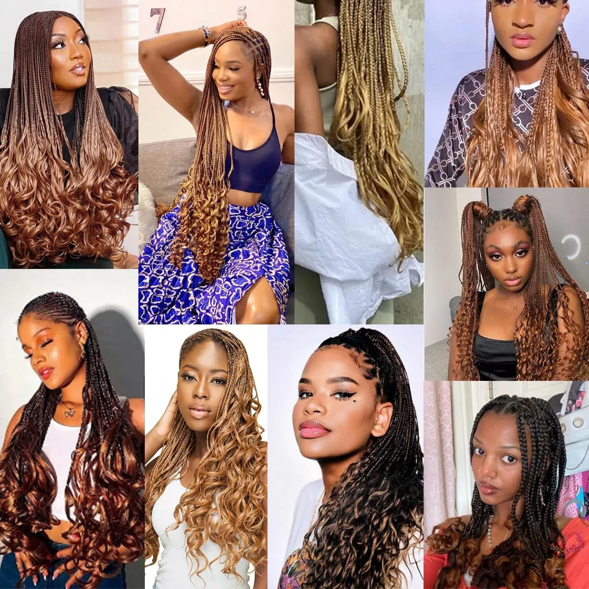 French Curl Braiding Hair 8packs Loose Wavy 30# Pre Stretched Synthetic Spiral Curly Crochet Braiding Hair 24 inch Synthetic 75g/pack French Curly Crochet Hair (24inch,8packs,30#)