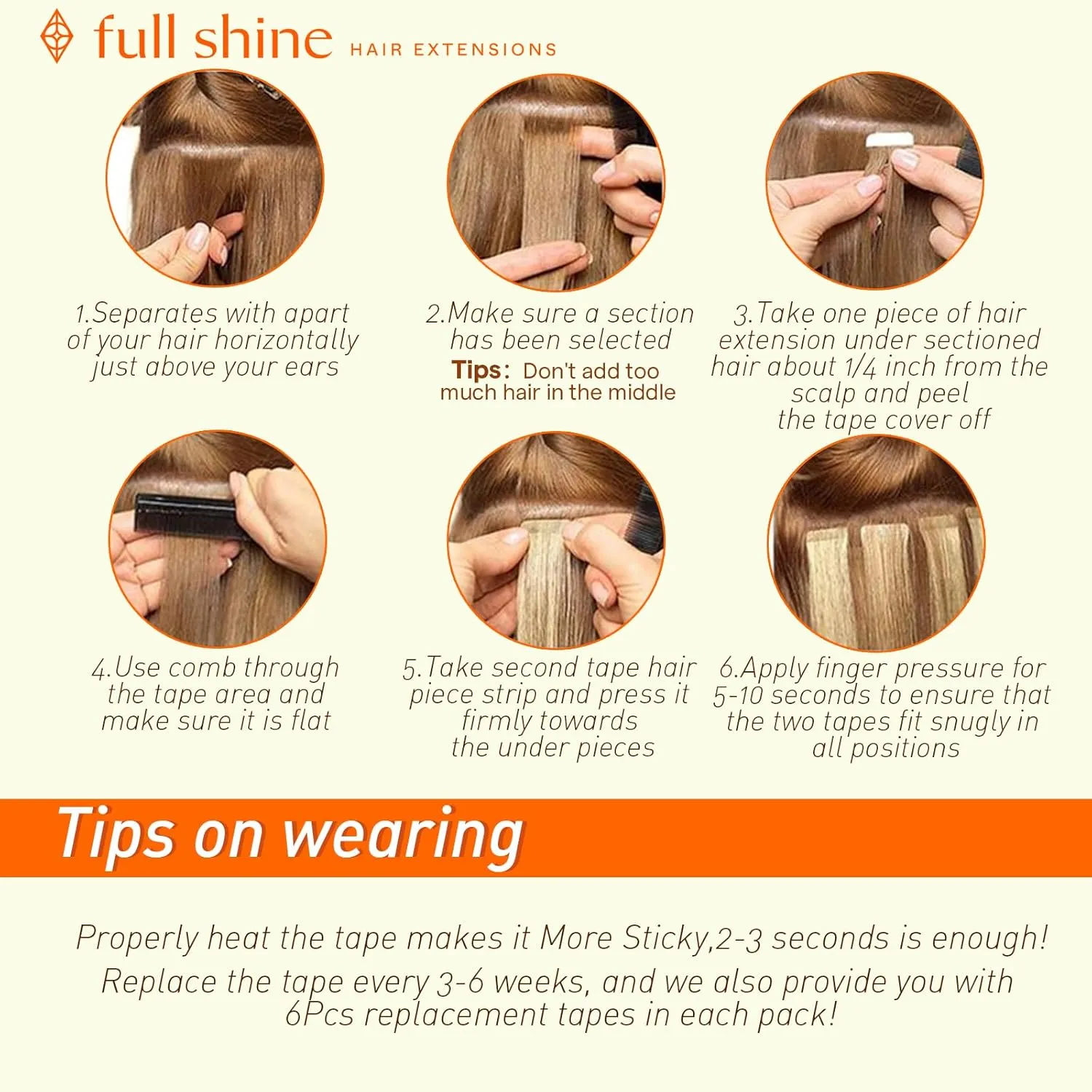 Full Shine Invisible Tape in Hair Extensions Human Hair 18 Inch Tape ins Brown Extensions Color 4/24/4 Balayage Hair Extensions Real Human Hair Seamless Tape ins Human Hair Extension 50Gram 20Pcs
