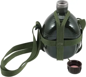 GANAZONO Water Bottle Portable Camping Canteen for Outdoor Activities Lightweight Compact Design for Hiking Fishing and Survivalists Keeps Water
