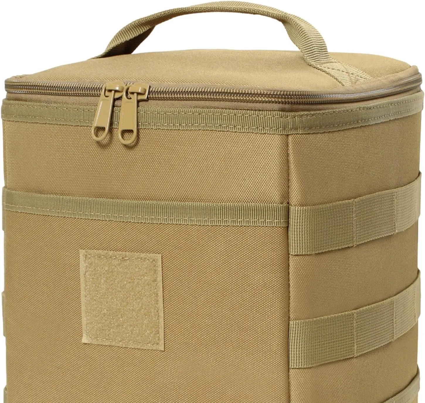 Gas Tank Storage Bag Gas Cylinder Bag Multifunction Protective Cover Camping Lantern Bag Storage Case for Travel Cooking, Mud Color