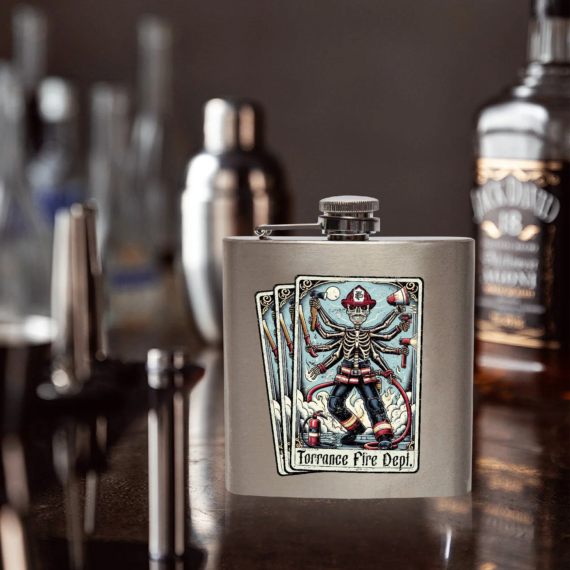 GoldTooth Stainless Steel Hip Flask