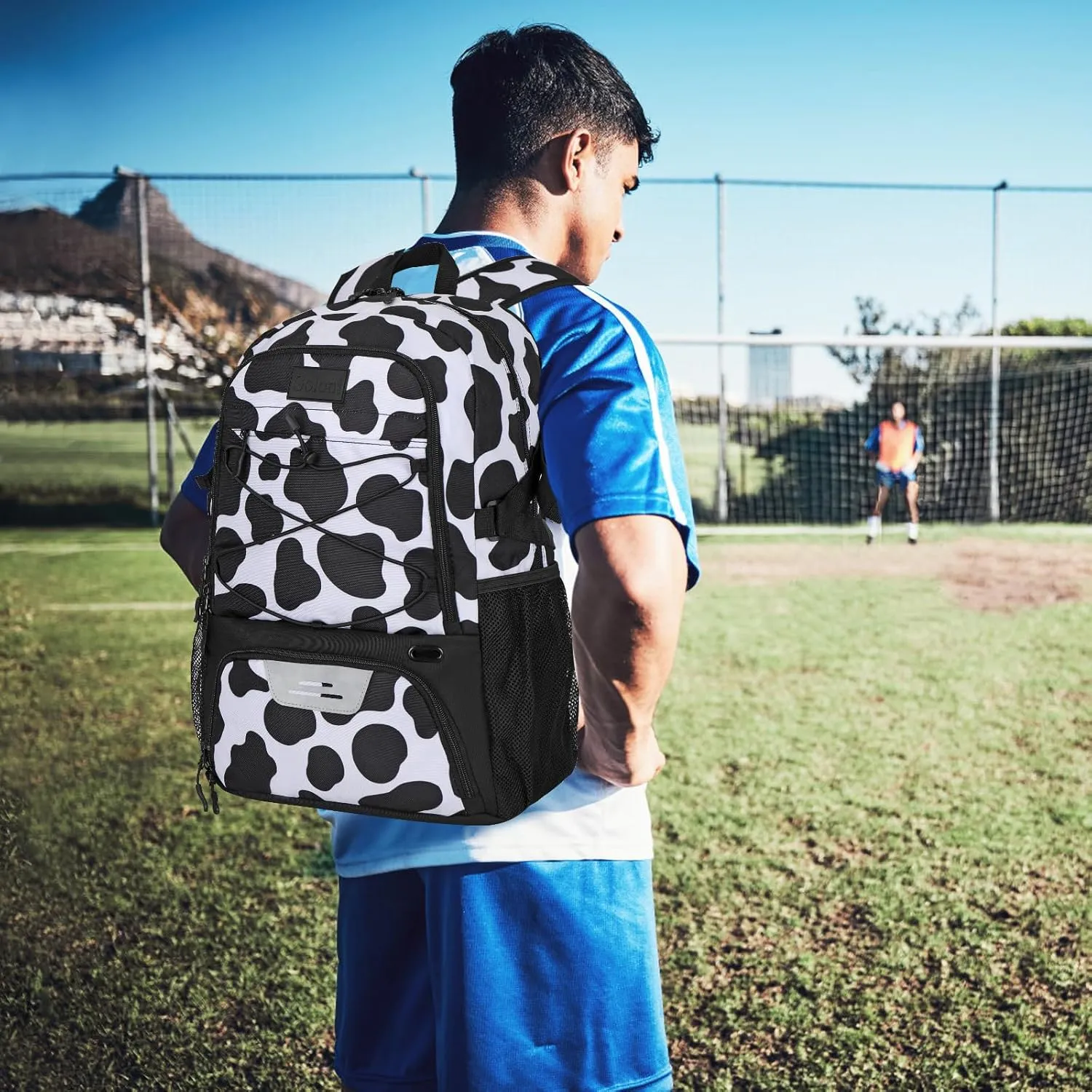 Goloni Soccer Backpack,Basketball Backpack with Ball Compartment & Shoe Compartment,Backpack for Basketball,Soccer