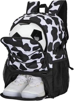Goloni Soccer Backpack,Basketball Backpack with Ball Compartment & Shoe Compartment,Backpack for Basketball,Soccer