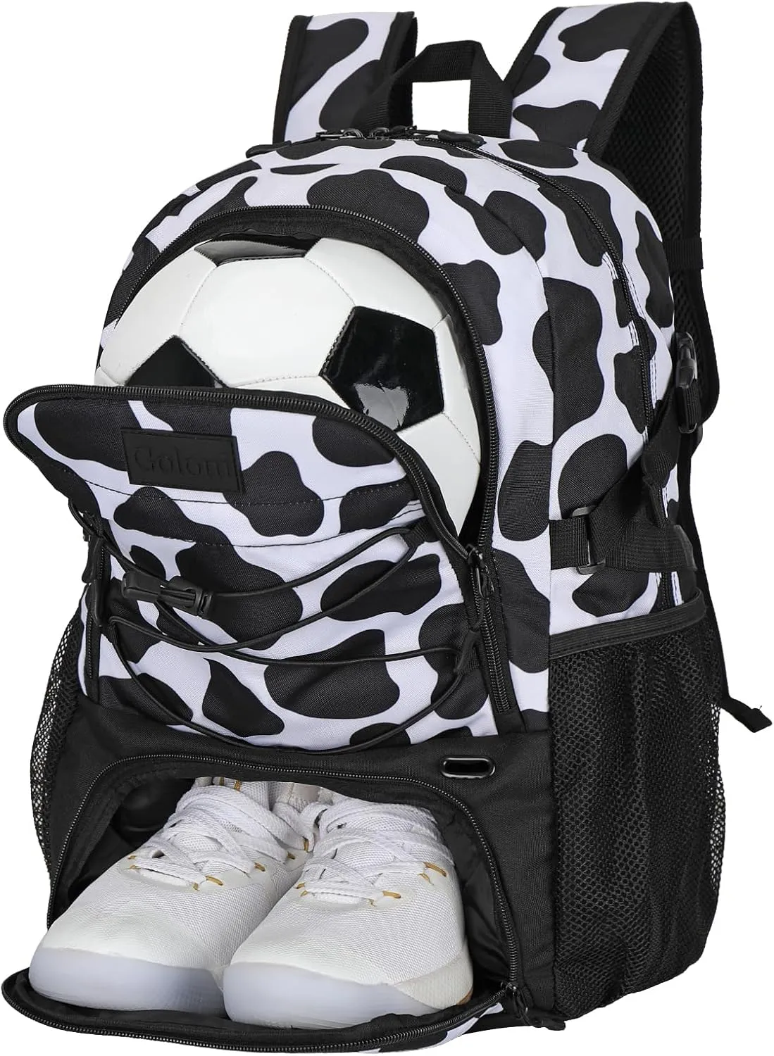 Goloni Soccer Backpack,Basketball Backpack with Ball Compartment & Shoe Compartment,Backpack for Basketball,Soccer