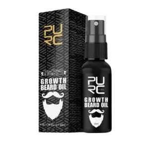 Growth Beard Oil – 1 OZ | Facial Hair Growth Formula for Thicker, Fuller Beard & Mustache | Nourishing & Strengthening Beard Care