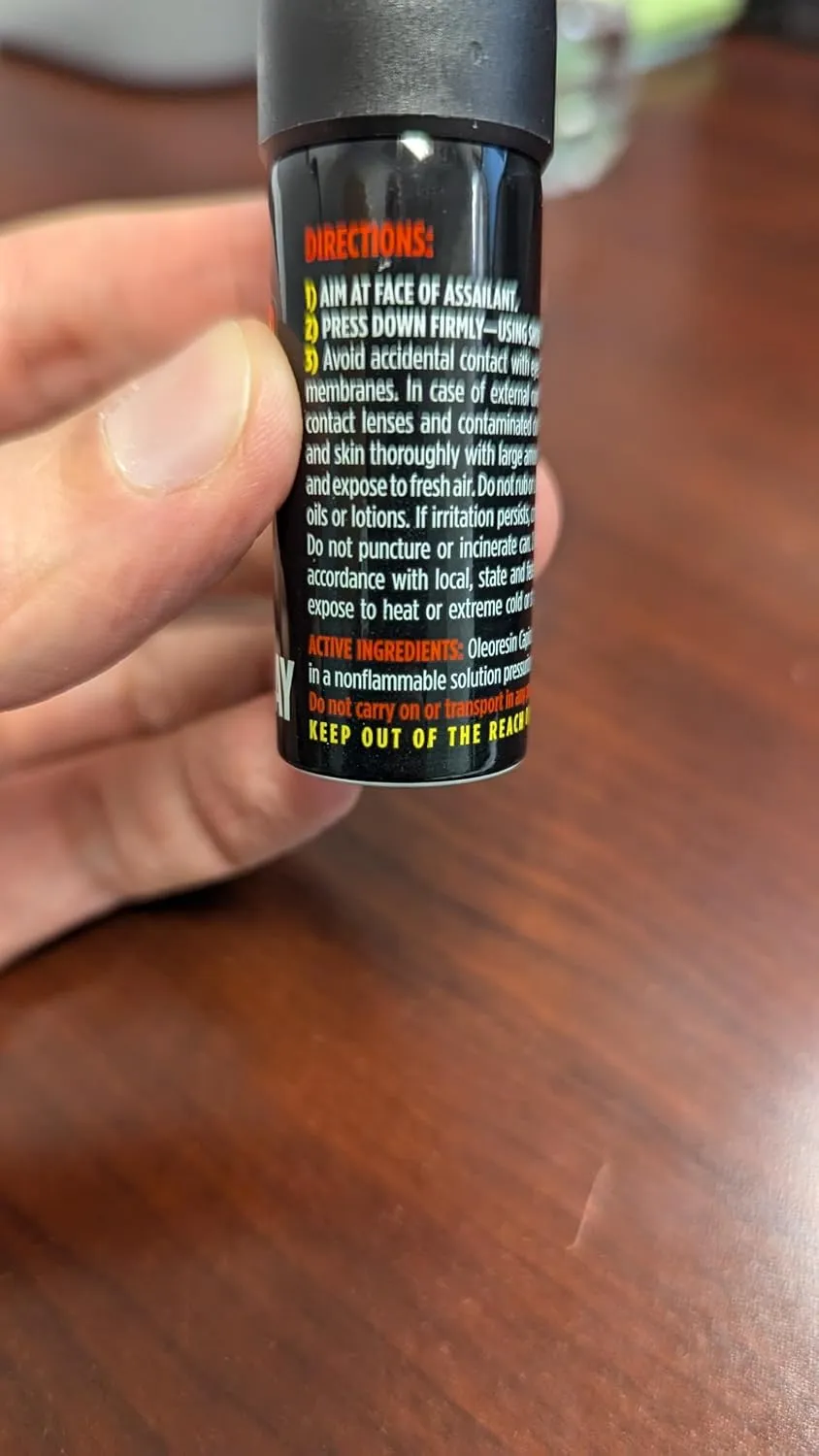 Guard Dog Security Pepper Spray Self Defense Keychain for Women and Men, Safety Twist Top to Prevent Accident,16 feet Range, Small, Mini Pepper Spray, Made in USA