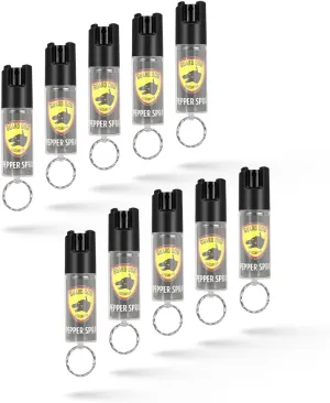 Guard Dog Security Pepper Spray Self Defense Keychain for Women and Men, Safety Twist Top to Prevent Accident,16 feet Range, Small, Mini Pepper Spray, Made in USA