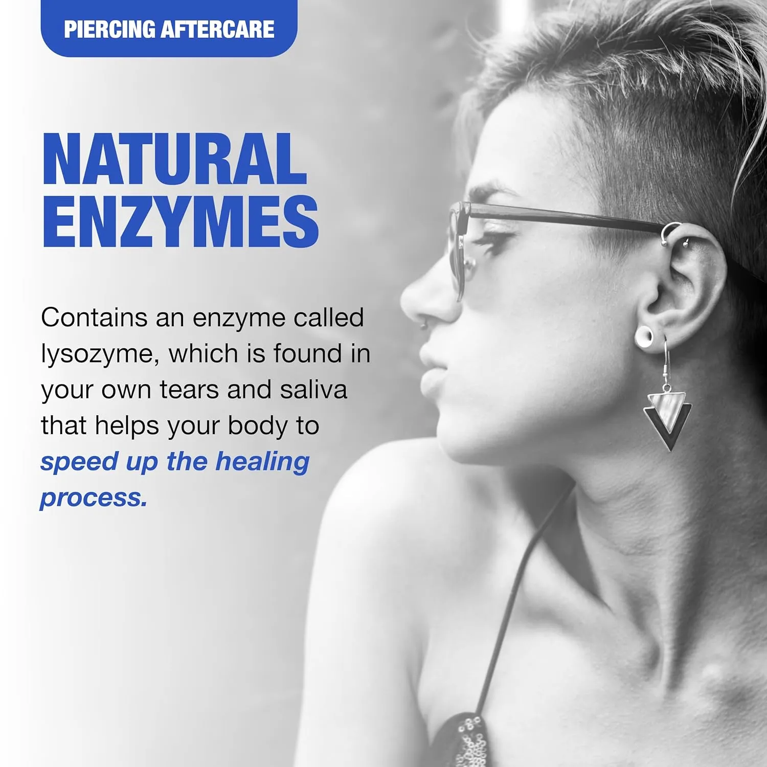 H2Ocean Patented Piercing Aftercare Spray Sea Salt Saline 4oz