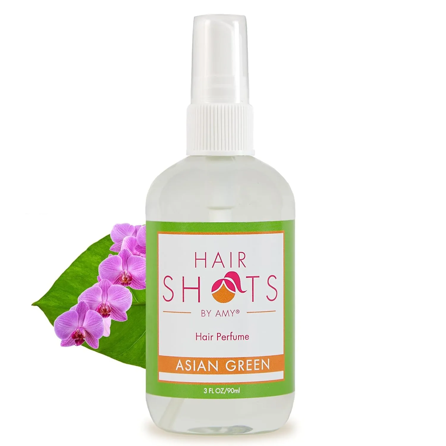 Hair Shots Asian Green Perfume Quality Heat Activated 3 oz Hair Fragrance