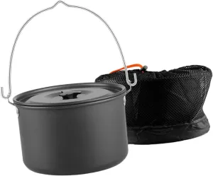 Hanging Pot Cookware Aluminum Alloy Camping Pot for Beach Picnics Explorers