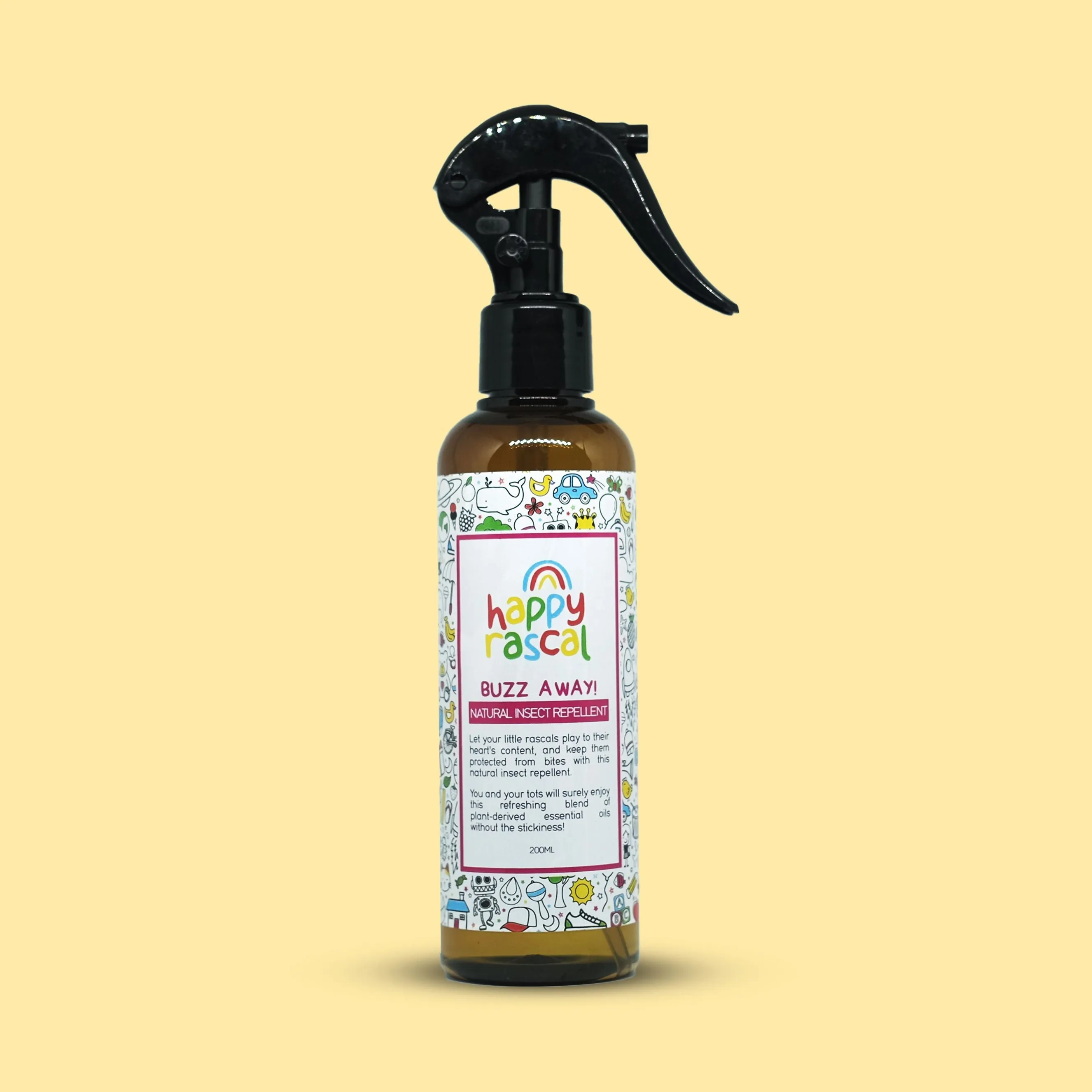Happy Rascal Buzz Away Natural Insect Repellent