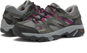HI-TEC Apex Lite Low WP Waterproof Hiking Shoes for Women, Lightweight Breathable Outdoor Trekking and Trail Shoes