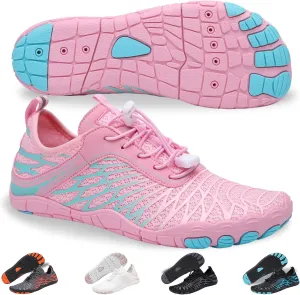 Hike Barefoot Shoes for Women Men - Quick Dry Wide Toe Box Beach Swim Athletic Sports Shoes, Non-Slip Hike Yoga Lightweight Footwear Aqua Hiking Walking Kayaking Diving Surfing