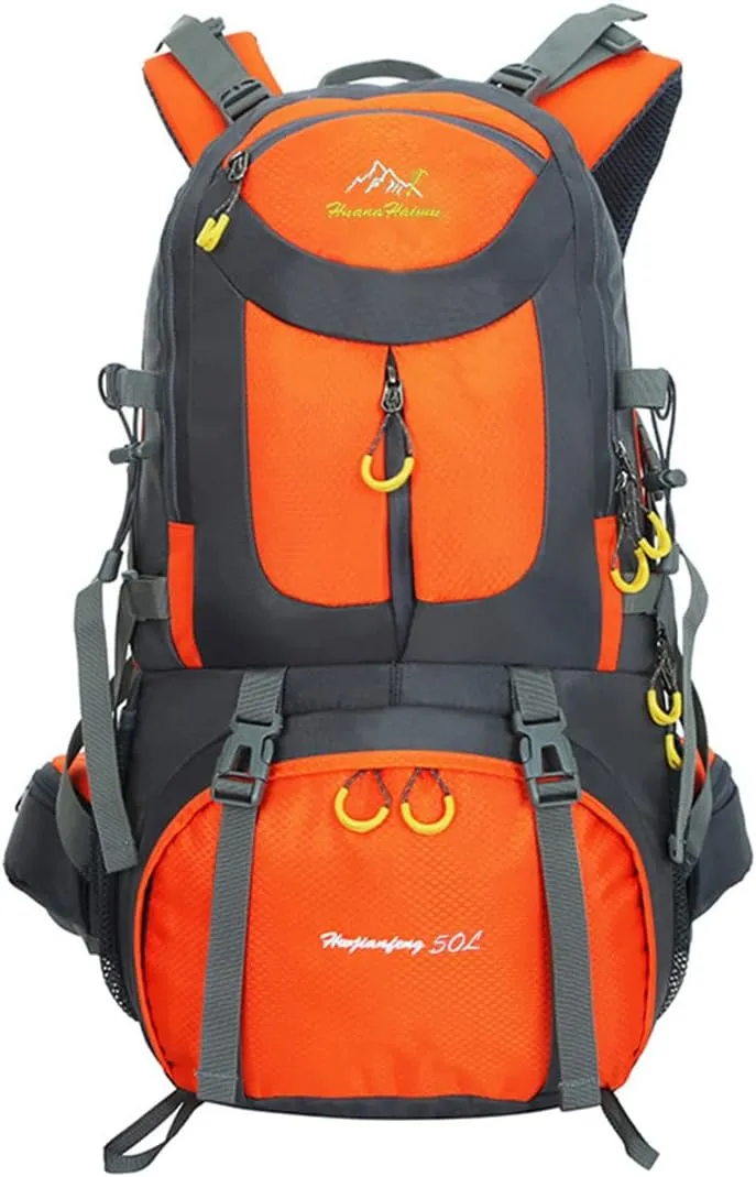 Hiking Backpack 50L Climbing Camping Backpack Large Rucksack for Trekking Travel Outdoor Sport