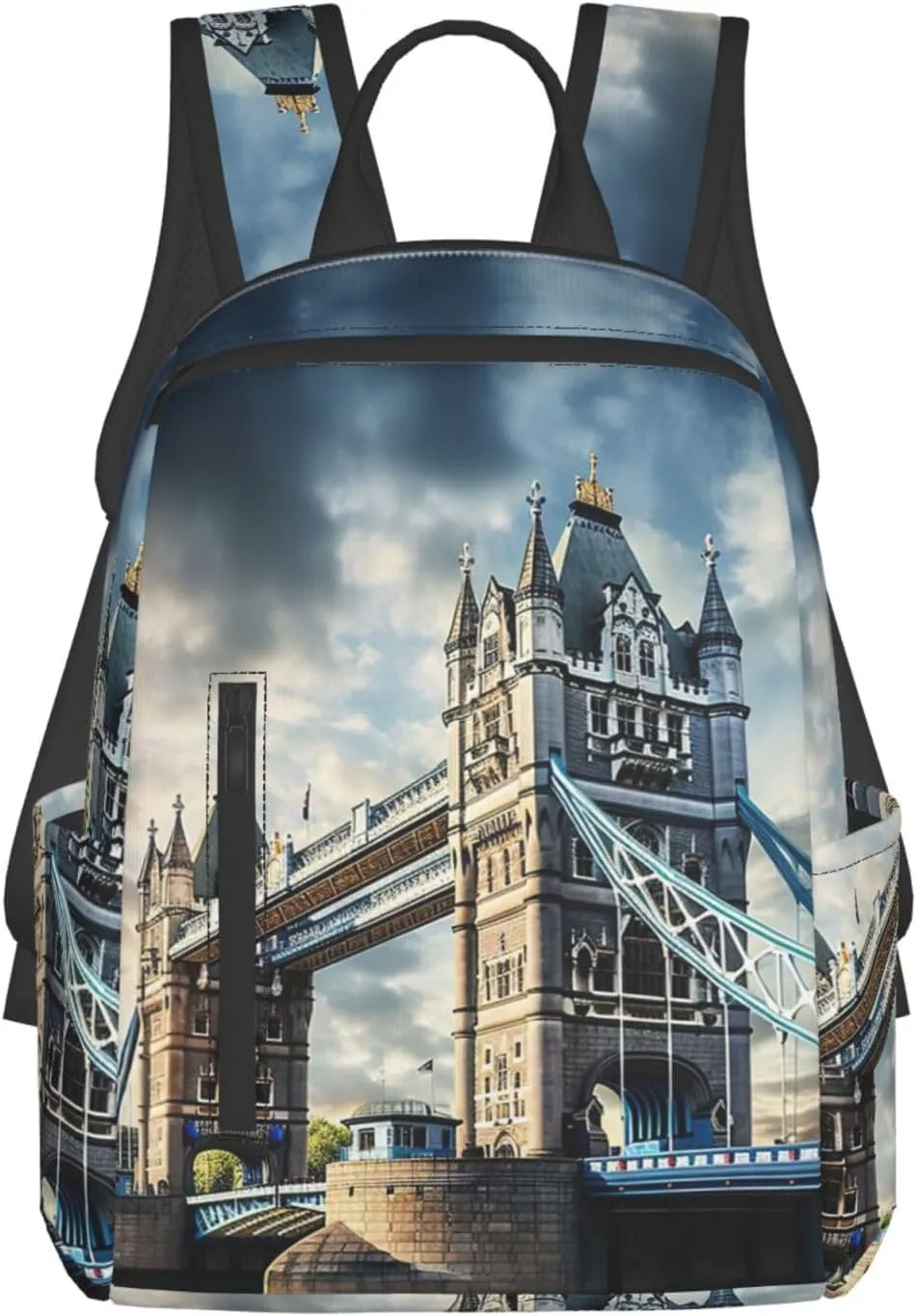 Historic Old Tower Bridge London Lightweight Outdoor Backpack Functional Bag For Travel Work And Hiking Backpack For Men