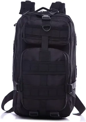 Homoyoyo Cool Backpack for Outdoor Sports Shoulder Straps Durable for Camping Hiking and Trekking Black Color