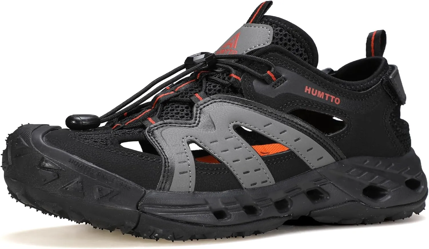 HUMTTO Women's Amphibious Closed Toe Hiking Sandals Quick-Dry Water Shoes Non-Slip Athletic Adjustable Outdoor Fisherman Summer Beach Walking Travel Sandals